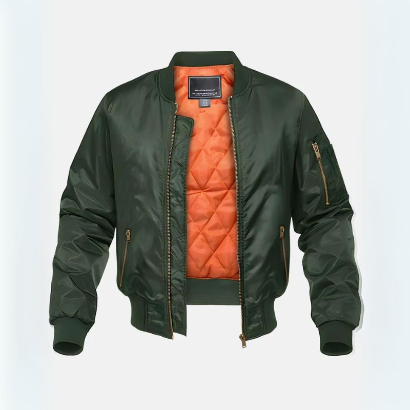 Flair - Herren Gefütterte Bomberjacke | Winter
