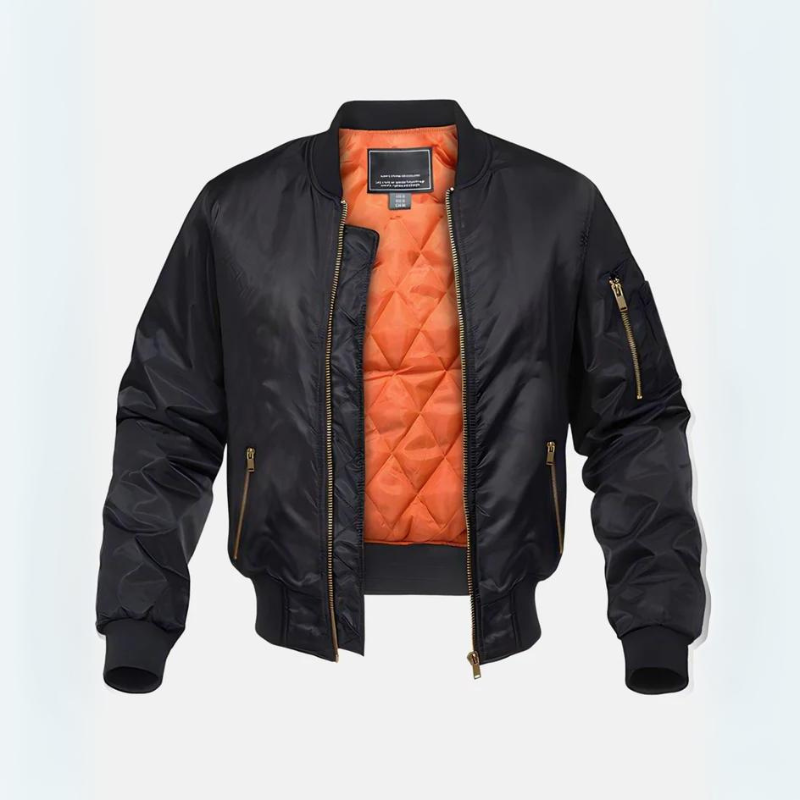 Flair - Herren Gefütterte Bomberjacke | Winter