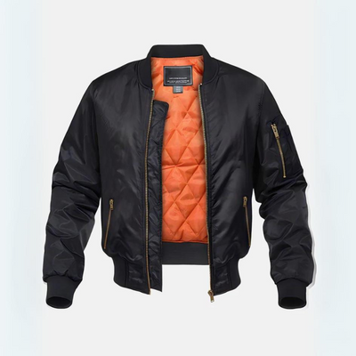 Flair - Herren Gefütterte Bomberjacke | Winter