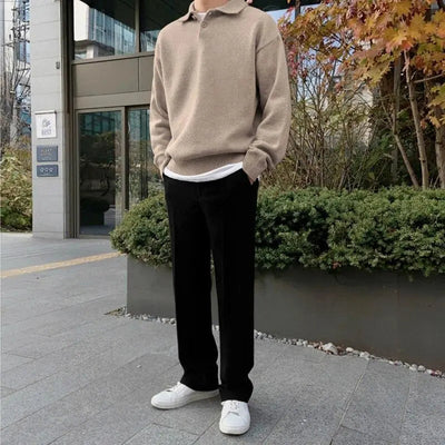 Flair - Herren Rollkragen Pullover | Reißverschluss