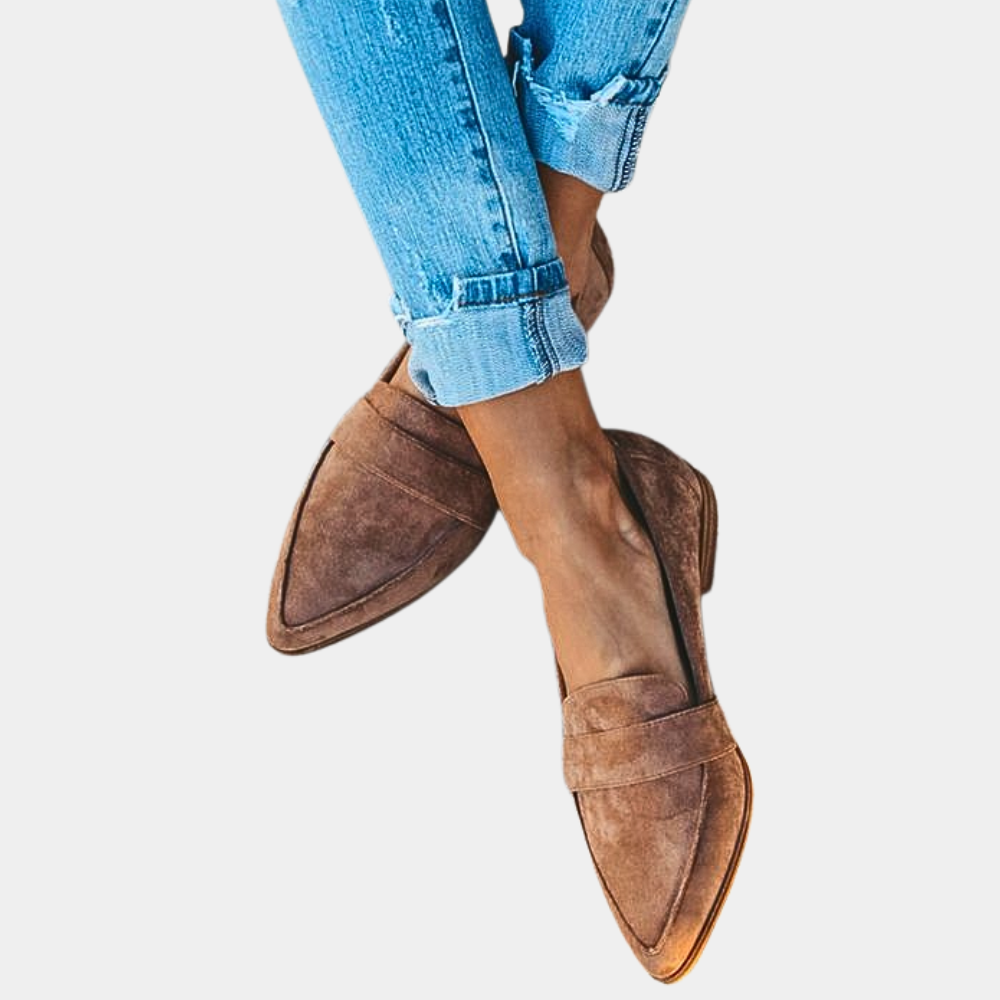 Flair - Damen Wildleder Loafers | Geschäftlich