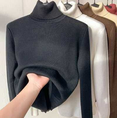 Flair - Maxi-Komfortpullover mit Rollkragen