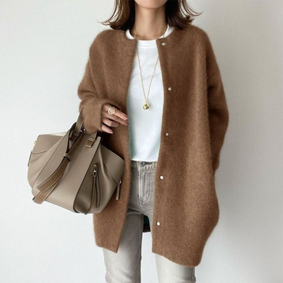 Flair - Damen Warme Strickjacke | Herbst