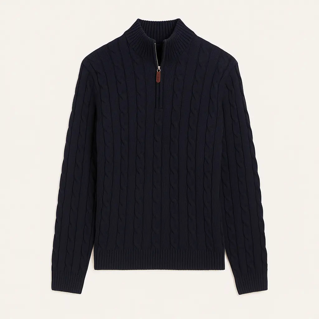 Flair - Premium-Rollkragenpullover im Vintage-Stil