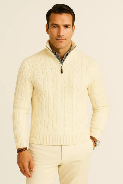 Flair - Premium-Rollkragenpullover im Vintage-Stil