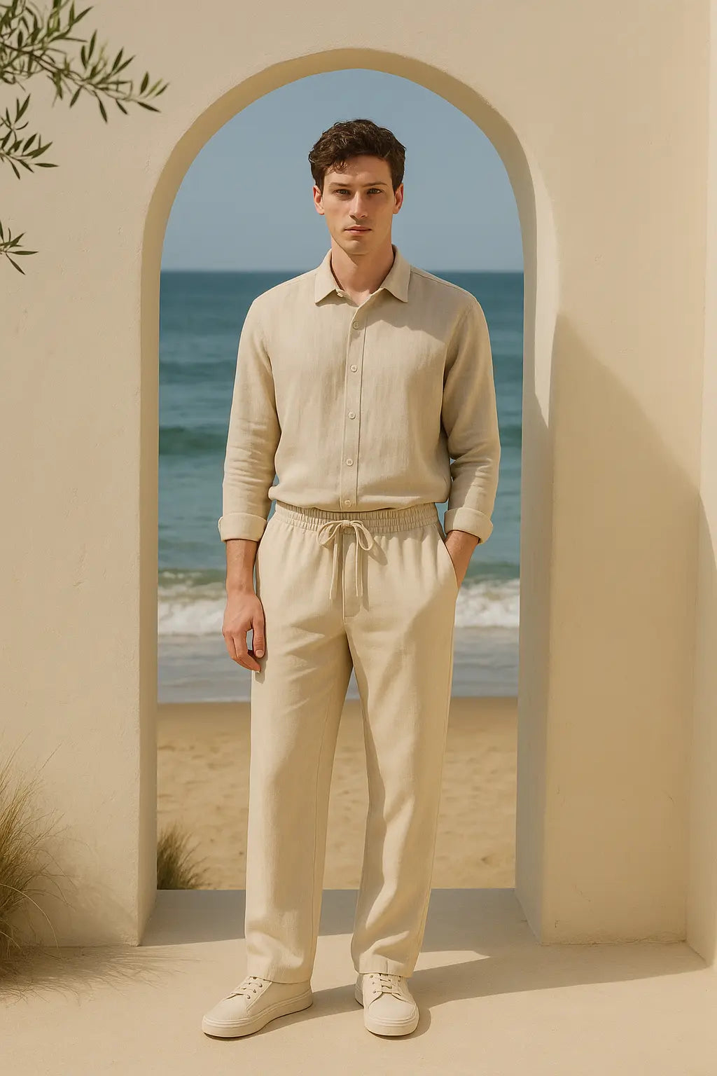 Flair - Lockere Leinenhose