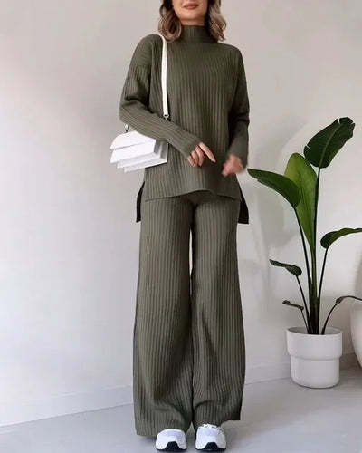 Flair - Damen Elegante Set | Hose und Oberteil
