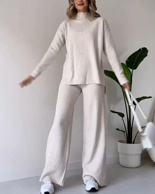 Flair - Damen Elegante Set | Hose und Oberteil
