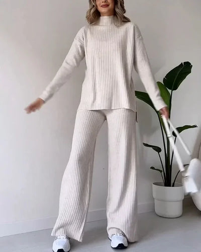 Flair - Damen Elegante Set | Hose und Oberteil