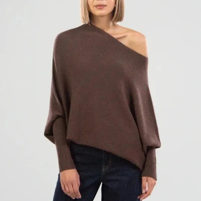 Flair - Off-Shoulder-Pullover für Damen | Herbst