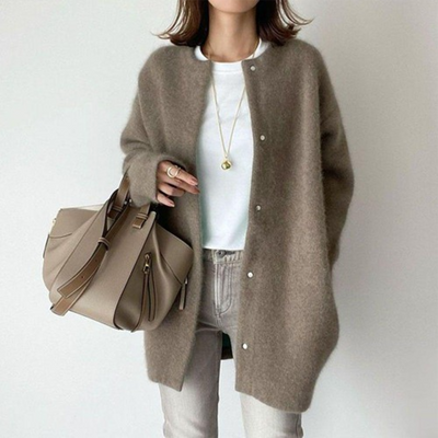 Flair - Damen Warme Strickjacke | Herbst