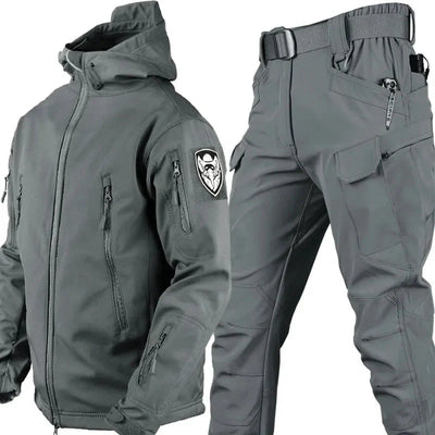 Flair - Herren Taktische wind- und wasserdichte Outdoor-Jacke und -Hose