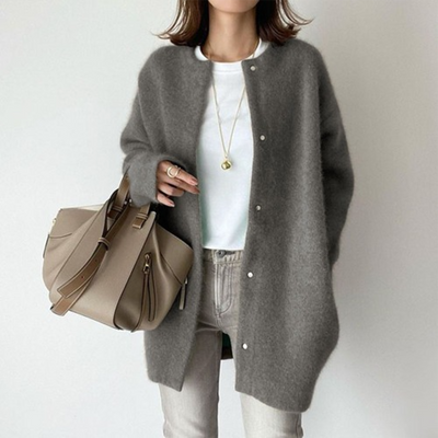 Flair - Damen Warme Strickjacke | Herbst