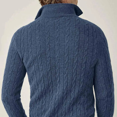 Flair - Strickpullover mit Reißverschluss