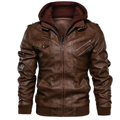 Flair - Kunstleder-Motorradjacke