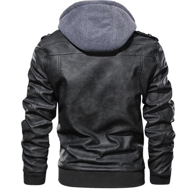 Flair - Kunstleder-Motorradjacke