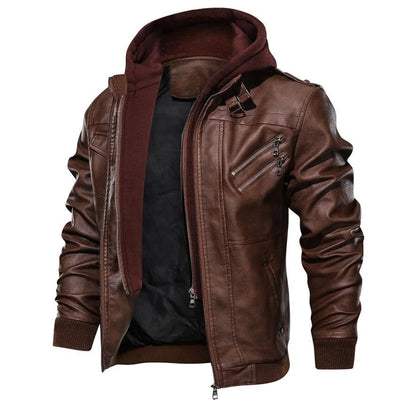 Flair - Kunstleder-Motorradjacke