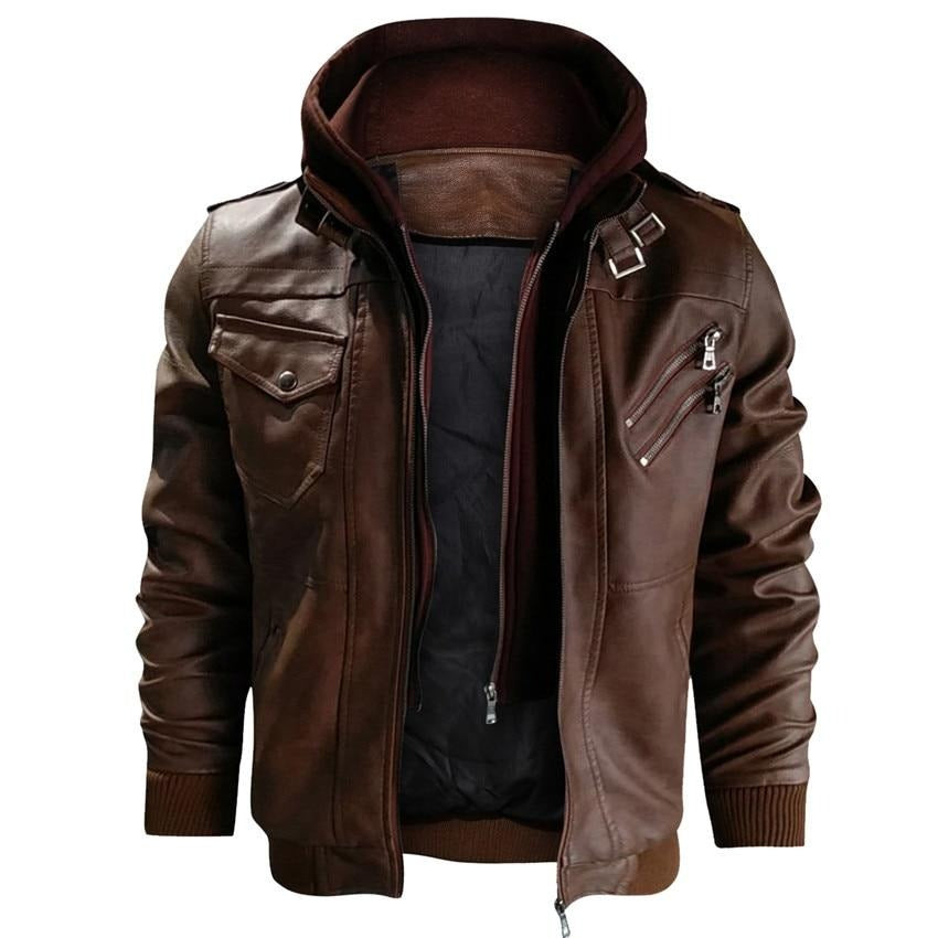 Flair - Kunstleder-Motorradjacke