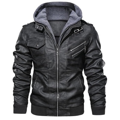 Flair - Kunstleder-Motorradjacke