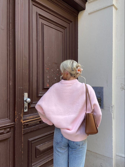 Flair - Übergröße Rosa Pullover