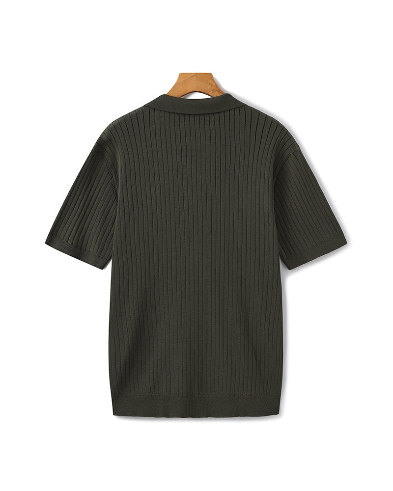 Flair - Hochwertiges geripptes Polo