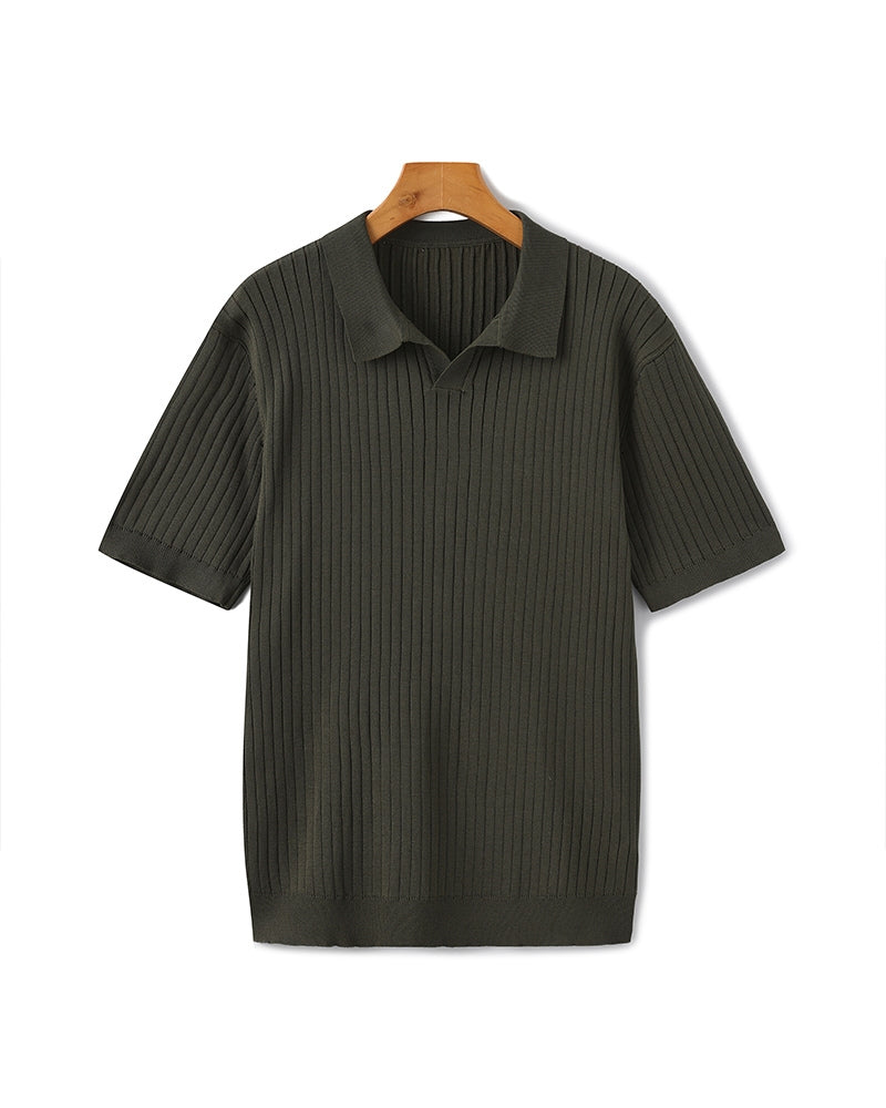 Flair - Hochwertiges geripptes Polo