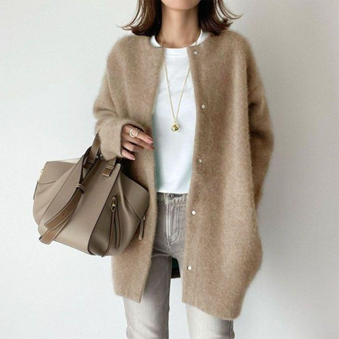 Flair - Damen Warme Strickjacke | Herbst