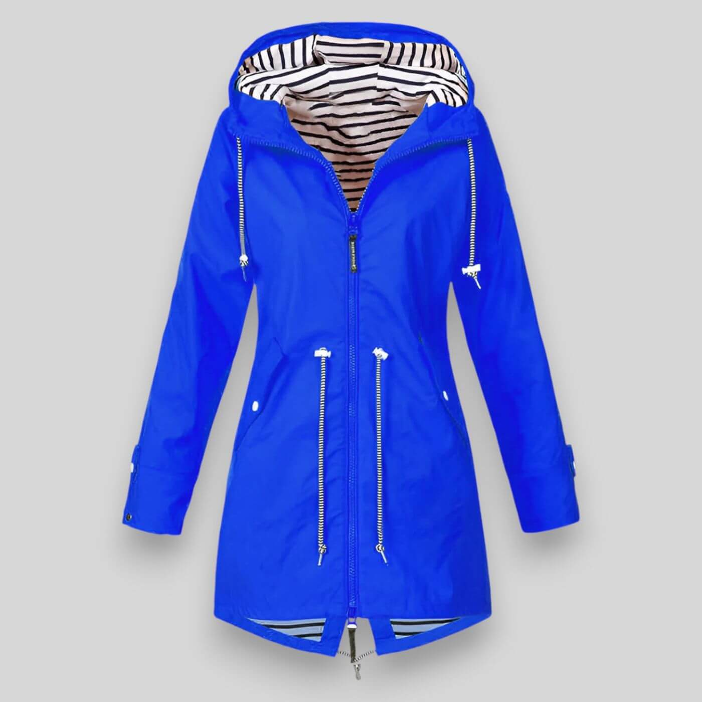 Flair - Damen Lange Jacke | Wasserdichte