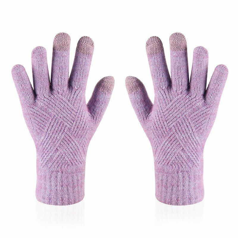 Flair - Warme gestrickte Handschuhe