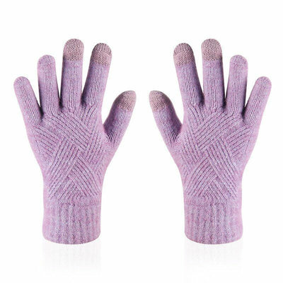 Flair - Warme gestrickte Handschuhe