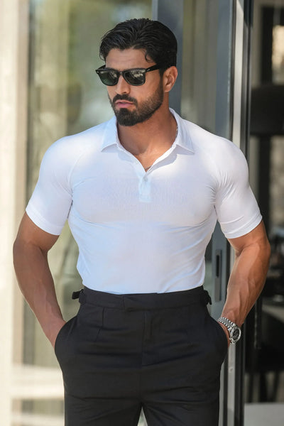 Flair - Poloshirt mit Muskeln