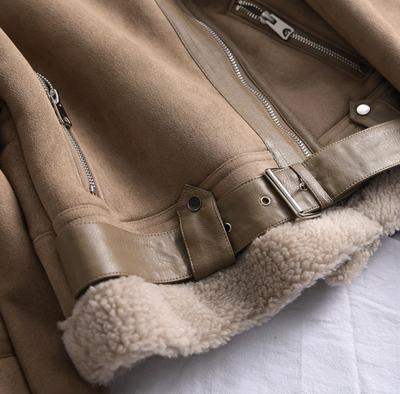 Flair - Damen Sherpa Bomberjacke | Fleece