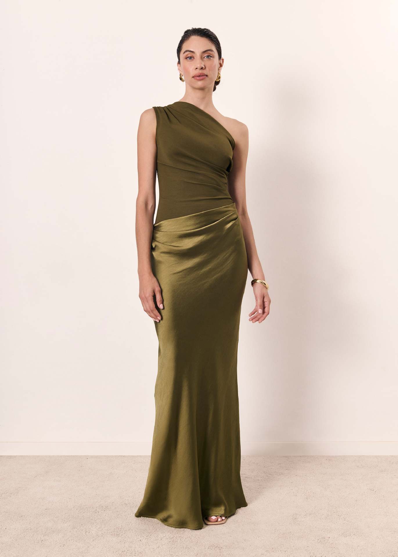 Flair - Damen One-Shoulder-Partykleid | Festliche