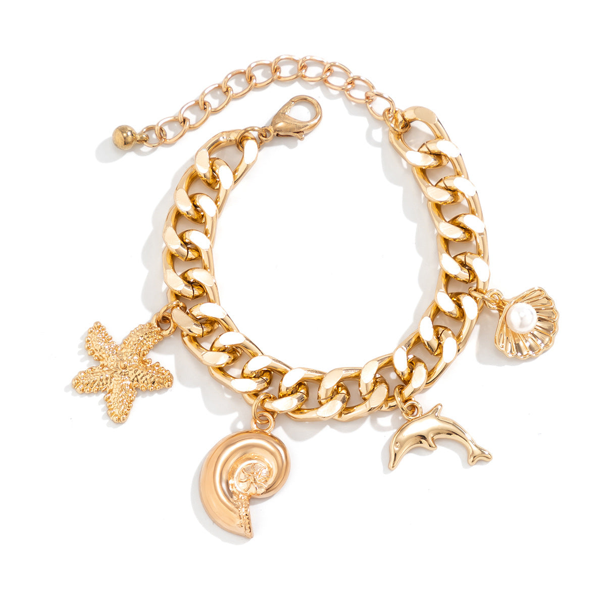 Flair - Delphin Seestern Halskette Armbänder