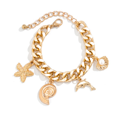 Flair - Delphin Seestern Halskette Armbänder