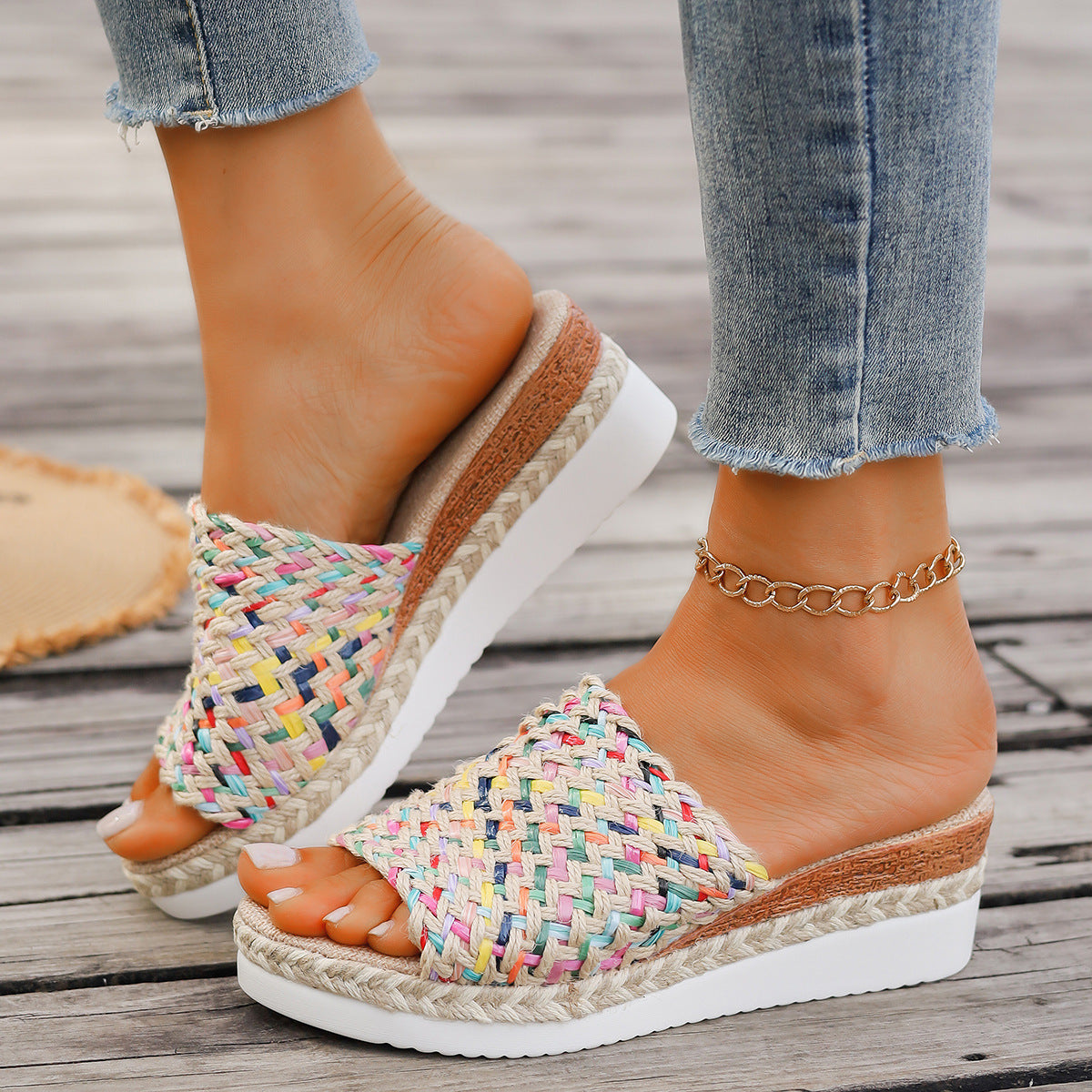 Flair - Thick-soled summer slippers
