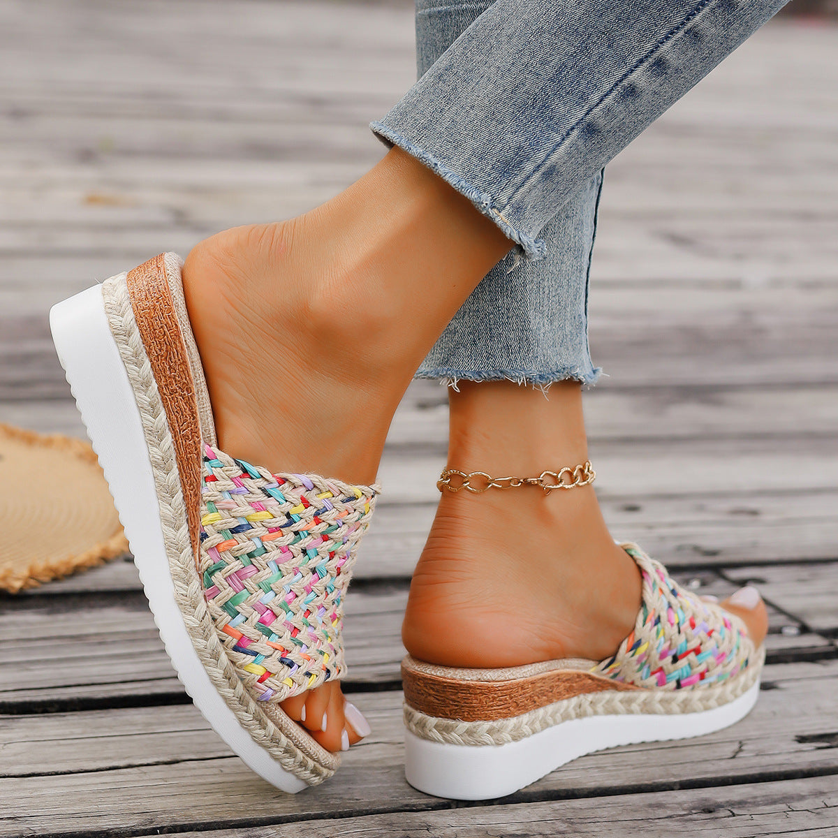 Flair - Thick-soled summer slippers