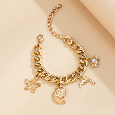 Flair - Delphin Seestern Halskette Armbänder