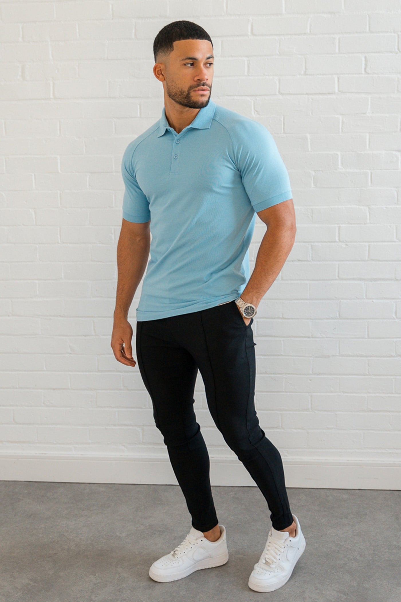 Flair - Poloshirt mit Muskeln