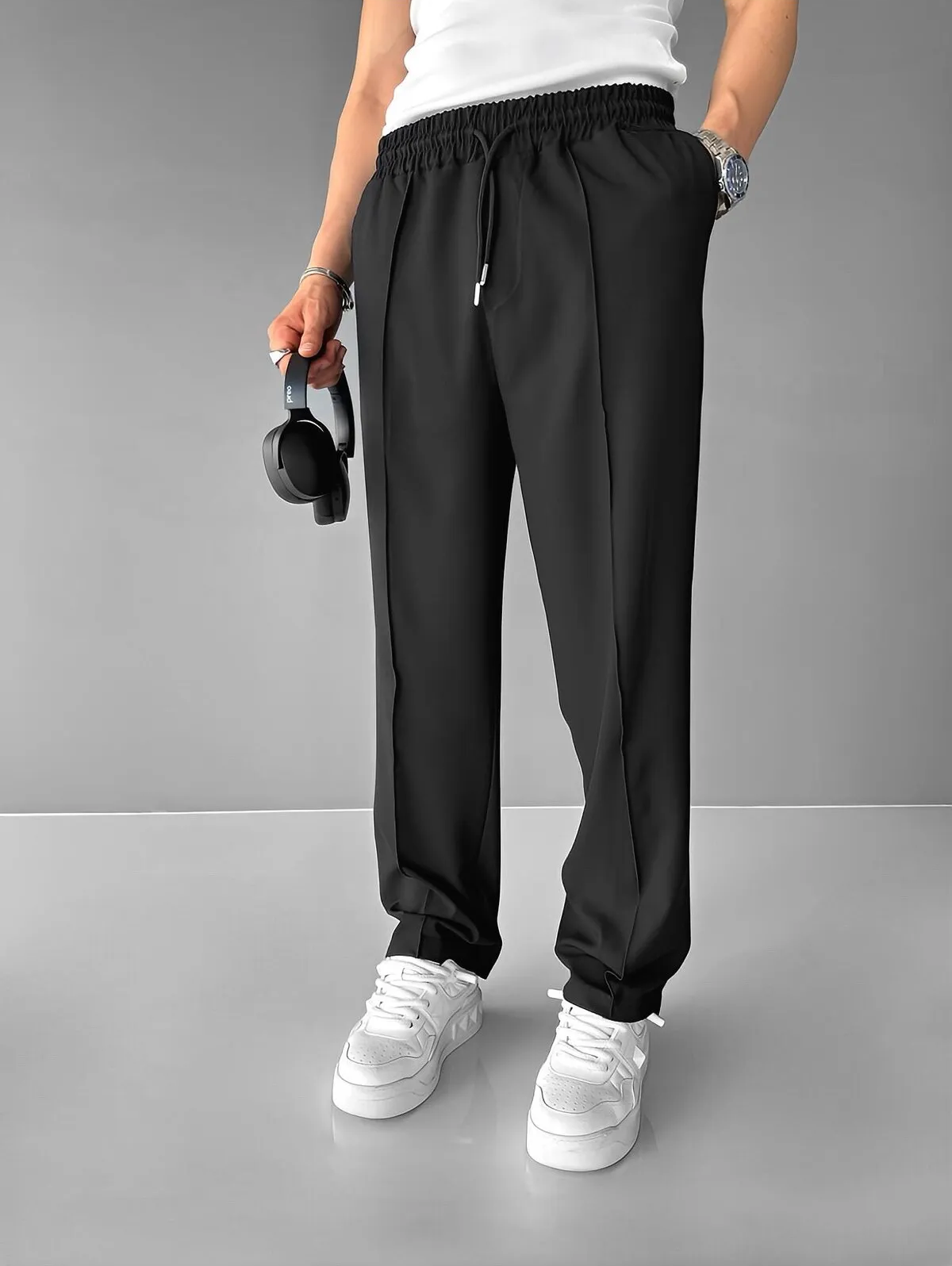 Flair - Plissierte Chino-Hose