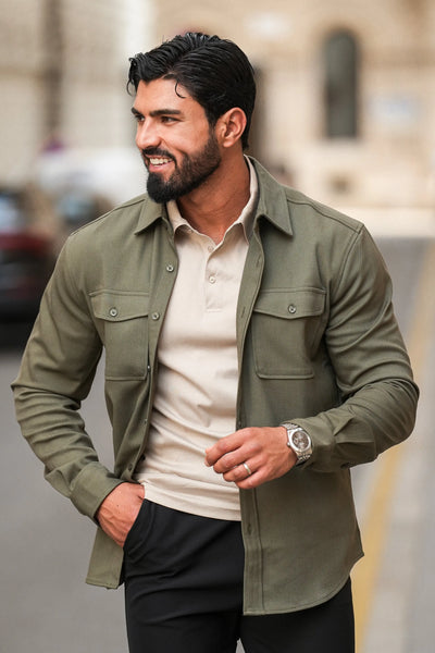 Flair - Poloshirt mit Muskeln