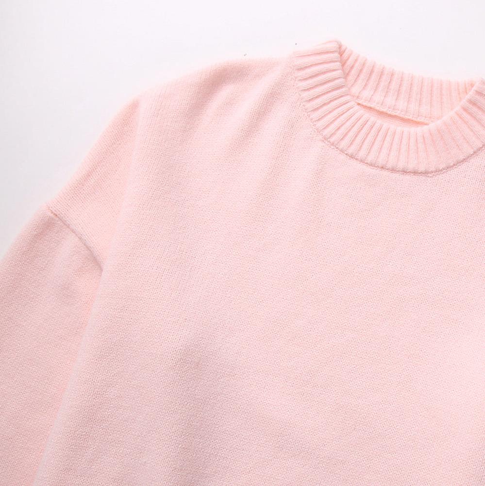 Flair - Übergröße Rosa Pullover