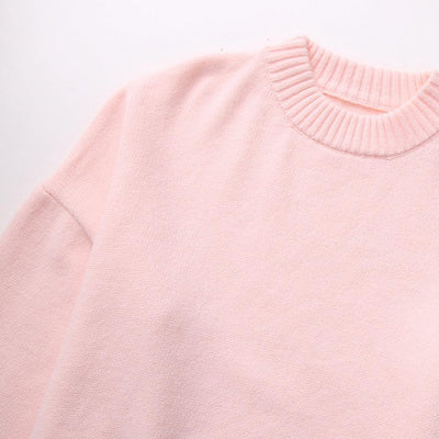 Flair - Übergröße Rosa Pullover