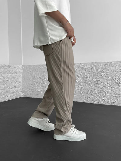 Flair - Gerippte Hose mit lockerer Passform
