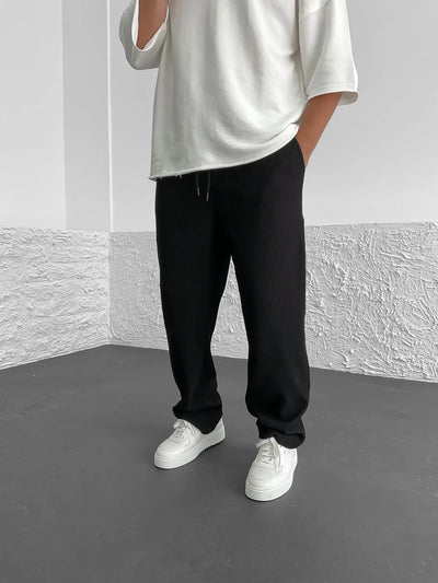 Flair - Gerippte Hose mit lockerer Passform