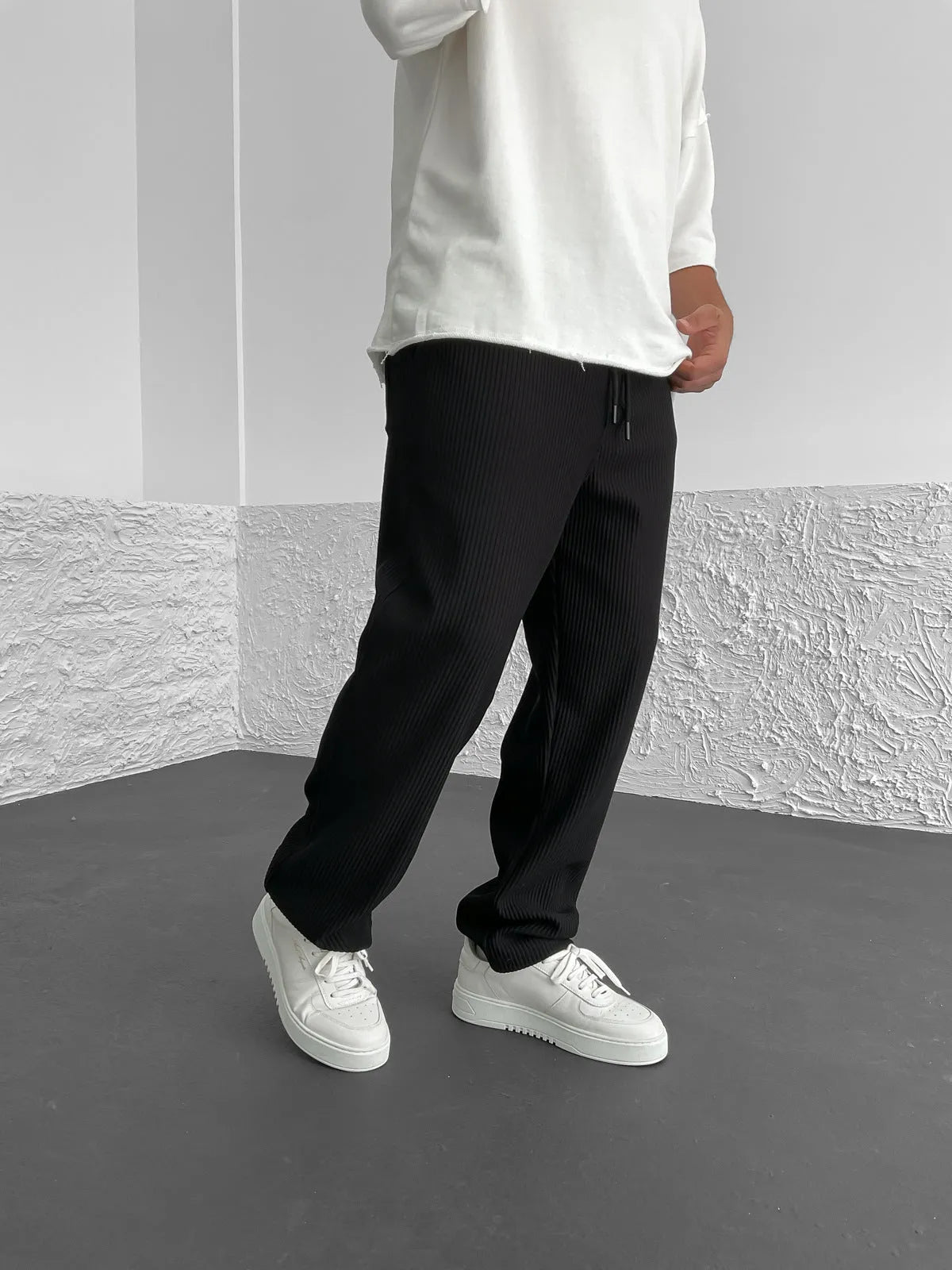 Flair - Gerippte Hose mit lockerer Passform