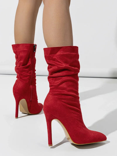 Flair - Stiletto-Stiefel aus Samt