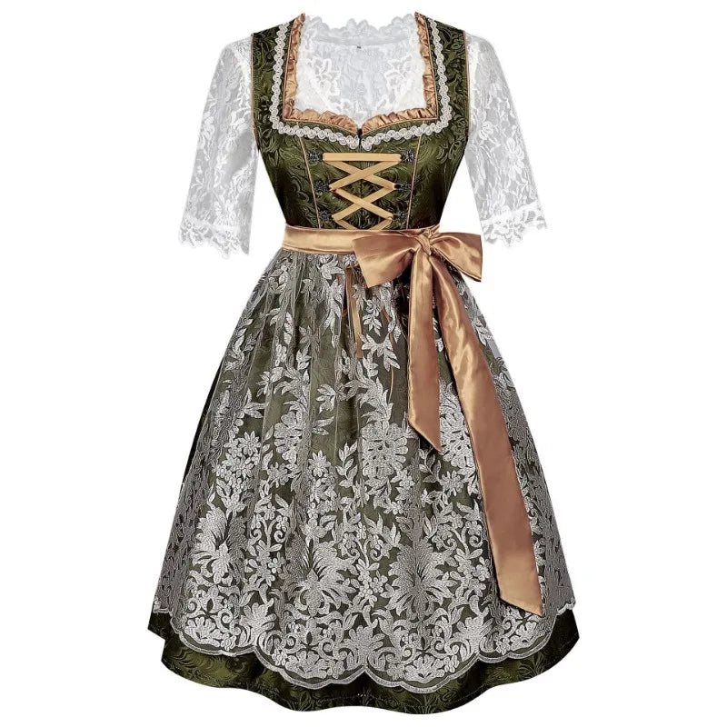 Flair - Damen Festliches Dirndl Kleid | Oktoberfest
