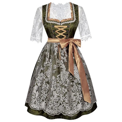 Flair - Damen Festliches Dirndl Kleid | Oktoberfest