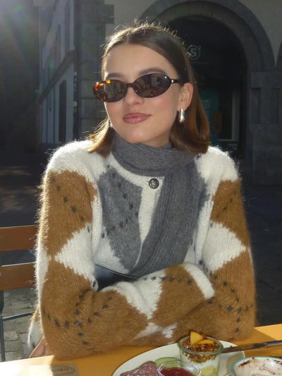 Flair - Strickjacke im Vintage-Stil